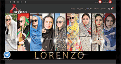 Desktop Screenshot of lorenzoscarf.com