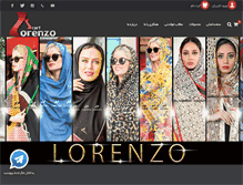 Tablet Screenshot of lorenzoscarf.com